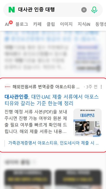 레드트랜스 네이버 블로그 노출 캡처